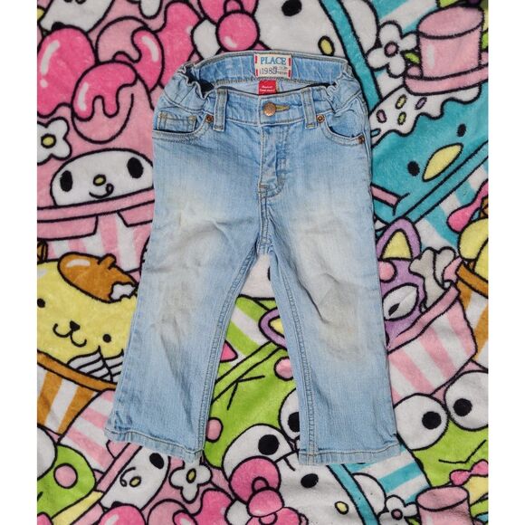 24M Vintage The Children's Place 1989 Jeans Stretch Bootcut Toddler Girls Boys - Picture 1 of 5